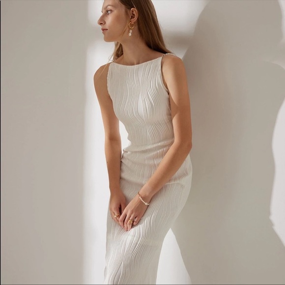 rihoas Dresses & Skirts - Rihoas The Water Ripple Textured Cami Dress
